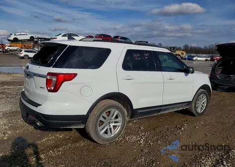 2018 Ford Explorer Xlt z USA, uszkodzony, nr VIN 1FM5K8D83JGA02828